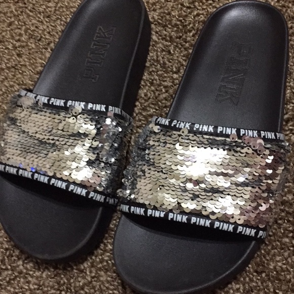 PINK Victoria's Secret Shoes - Victoria Secret Pink Slides